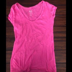 Bright pink t-shirt